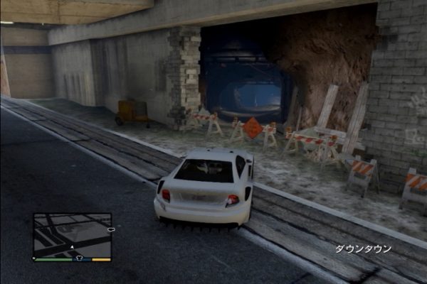 GTA5　地下道入口